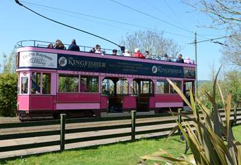 This tram travels between historic Colyton and Seaton following the Axe estuary through two nature resreves.