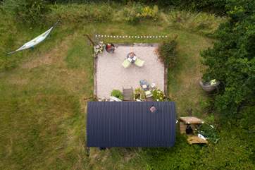 From above!