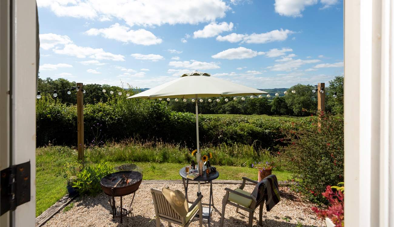 Boasting rolling views of Devon's countryside. 