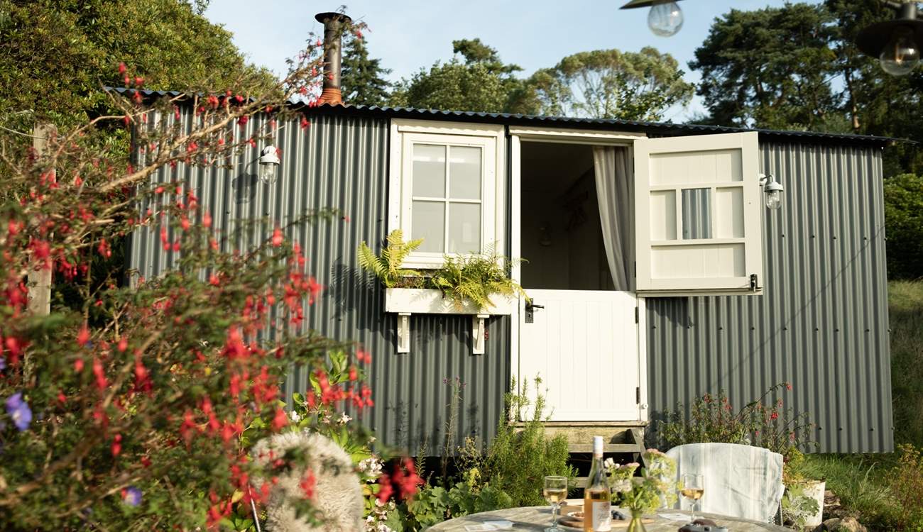 A magical shepherd's hut to retreat to with the one you love most. 