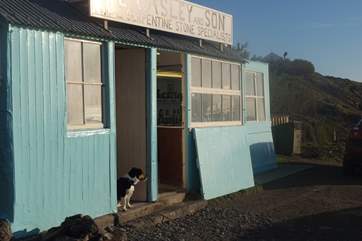 Maybe visit one of the Serpentine rock shops.