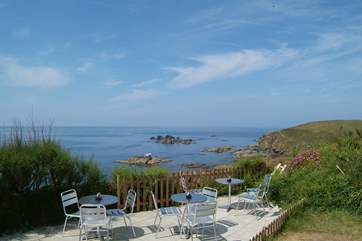 The view from the cafe at Lizard point.