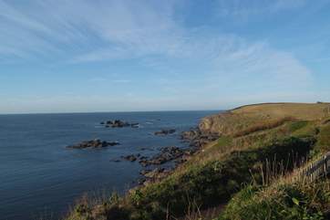 The South West Coast Path can be joined in either direction.
