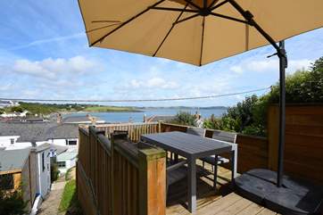 A parasol to keep you cool when the sun blazes down.