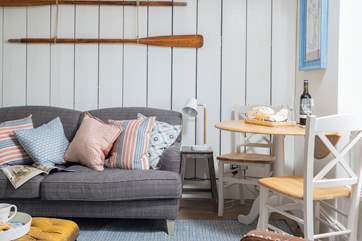 Sit at the dining table and chat about the adventures of the day.
