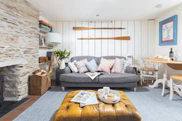 This characterful cottage has a nautical theme.