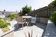 There are several areas to sit out , the patio is a lovely spot to start the day.