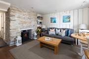 The cosy and characterful sitting-room at Number Four.