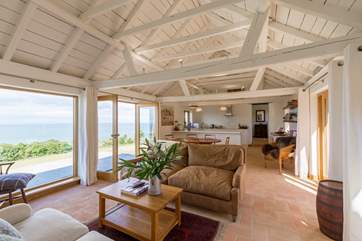 Light and spacious with that fabulous view to watch all day, the stylishly renovated open plan interior has full under-floor heating.