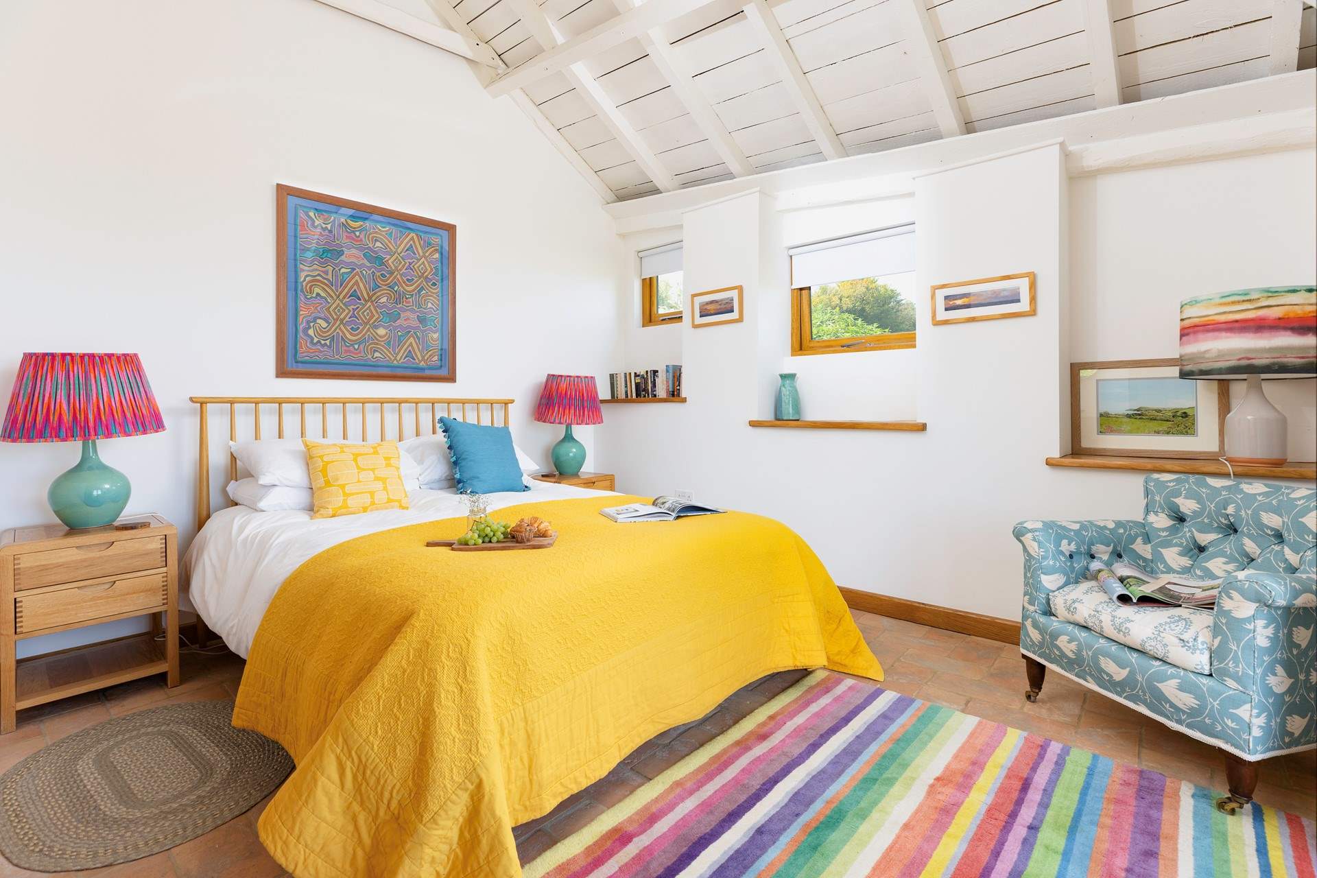 Cheerful Bedroom 1 has a lovely 5ft double bed.