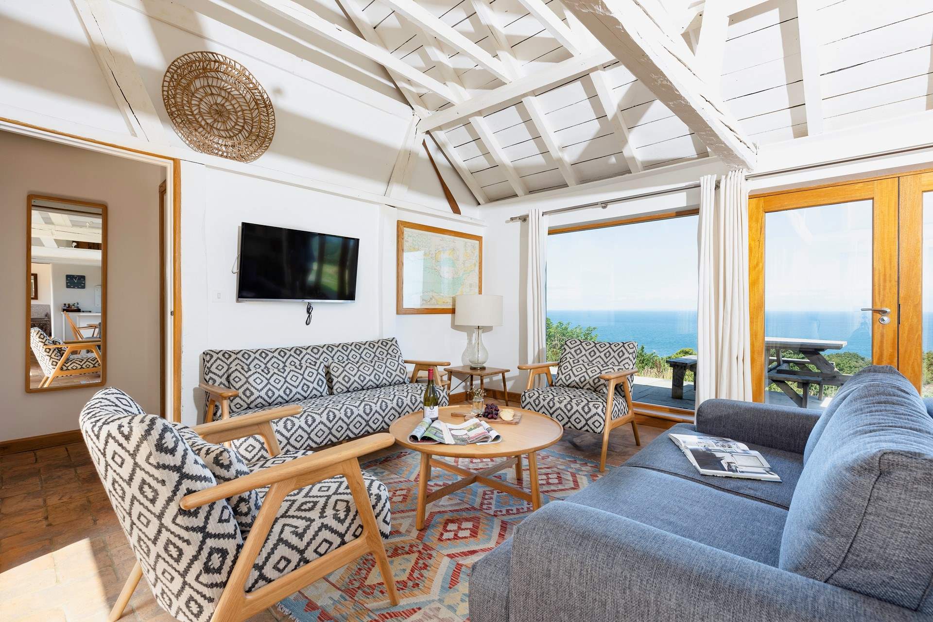 The gorgeous living space - and look at those views!