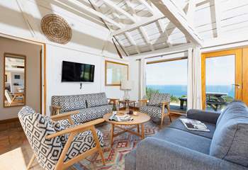 The gorgeous living space - and look at those views!