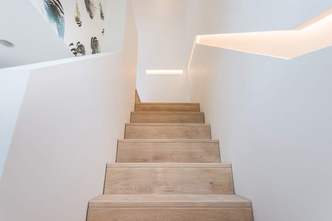 Even the staircase is a thing of beauty.
