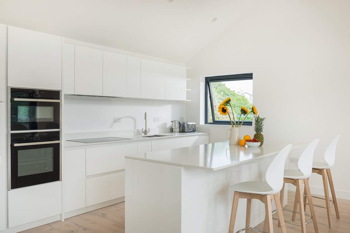 The stunning kitchen.