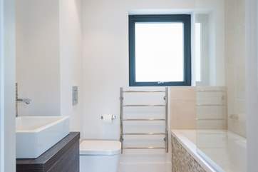 The ground floor bathroom is also rather fabulous.