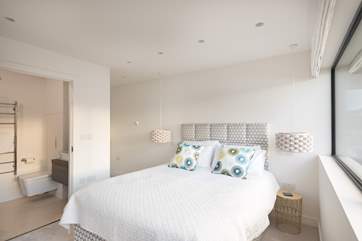 The master bedroom with en-suite shower room.