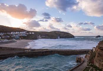 The beach at Portreath is fabulous at any time of the year (taken in January)