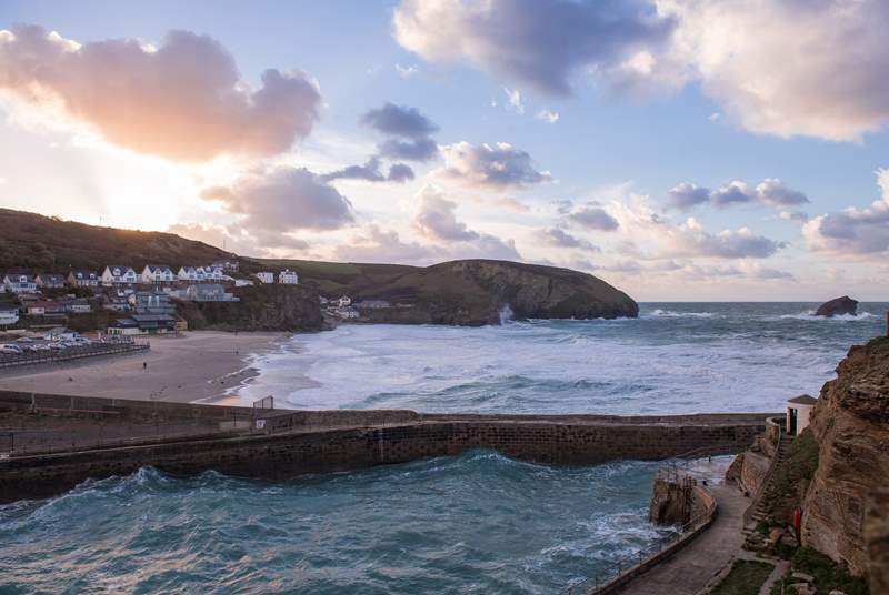The beach at Portreath is fabulous at any time of the year (taken in January)