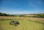 You can even take a walk up to this picnic bench positioned at the top of the valley to take advantage of the lovely views.