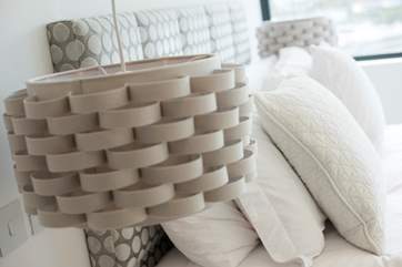 Beautiful furnishings can be found throughout the house.