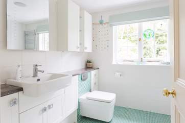 This shower-room is en suite to Bedroom 5.