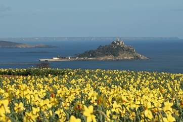 St Michael's Mount is approximately 7 miles away.