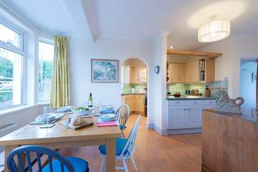 The kitchen-diner.