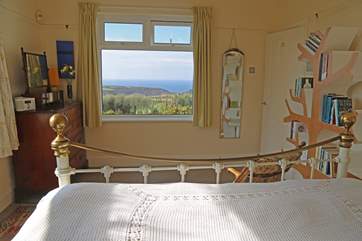 Wake up to a great view of the sea and surrounding countryside.