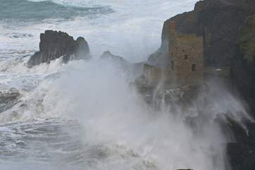 Crashing seas at Botallack.