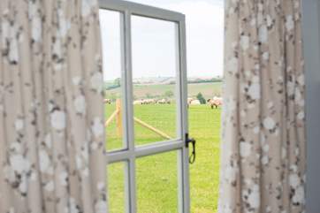 You can even enjoy the views from bed.