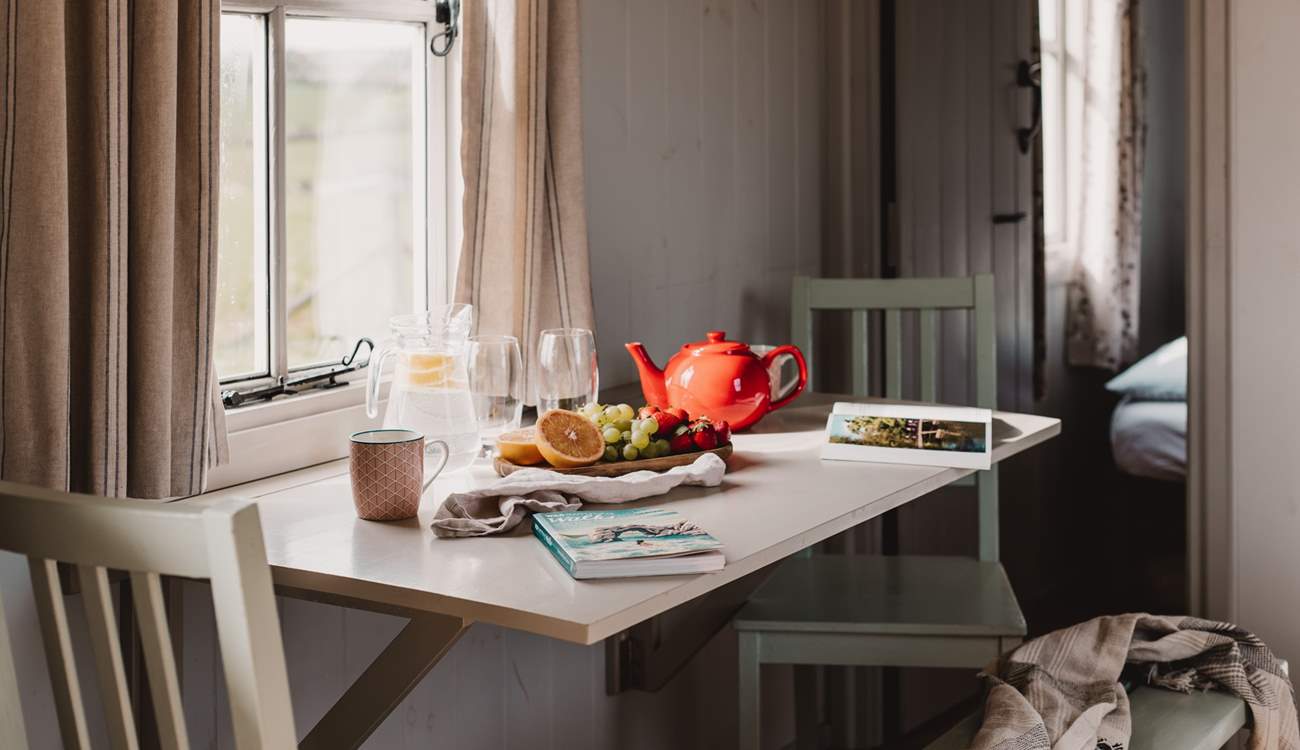 Enjoy a leisurely breakfast together before a day of adventures. 