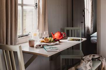 Enjoy a leisurely breakfast together before a day of adventures.