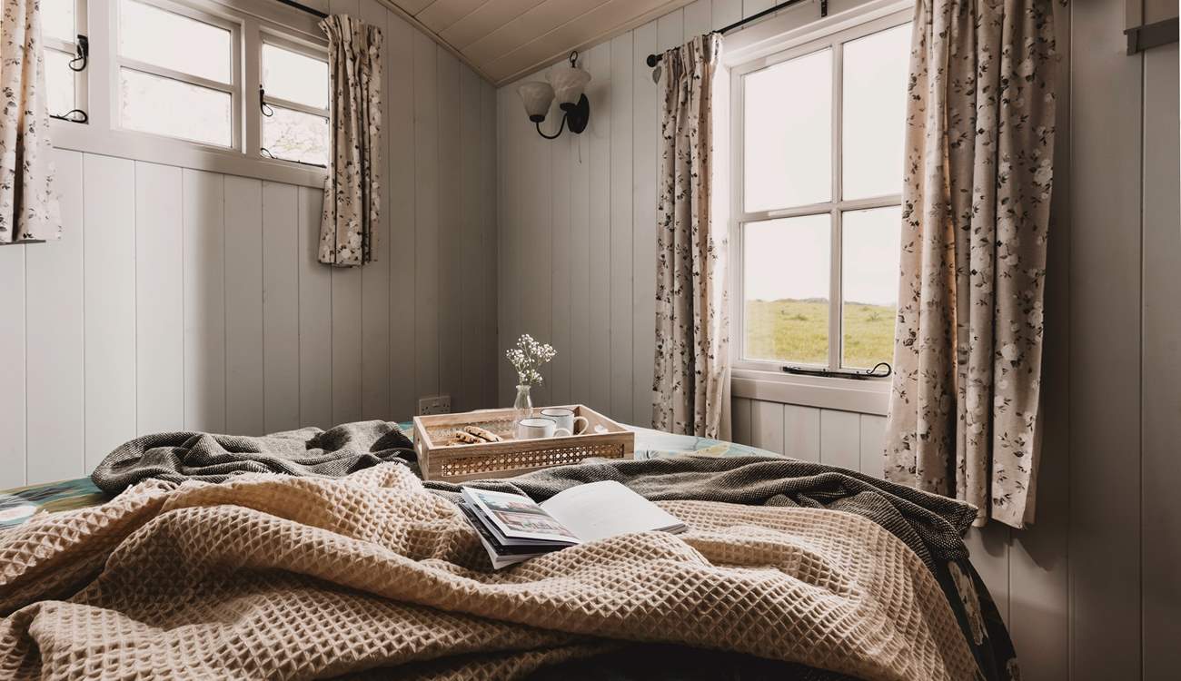 Sip your morning brew and admire the lush green vistas from where you rest your head. 