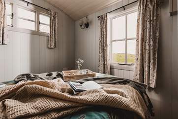 Sip your morning brew and admire the lush green vistas from where you rest your head.