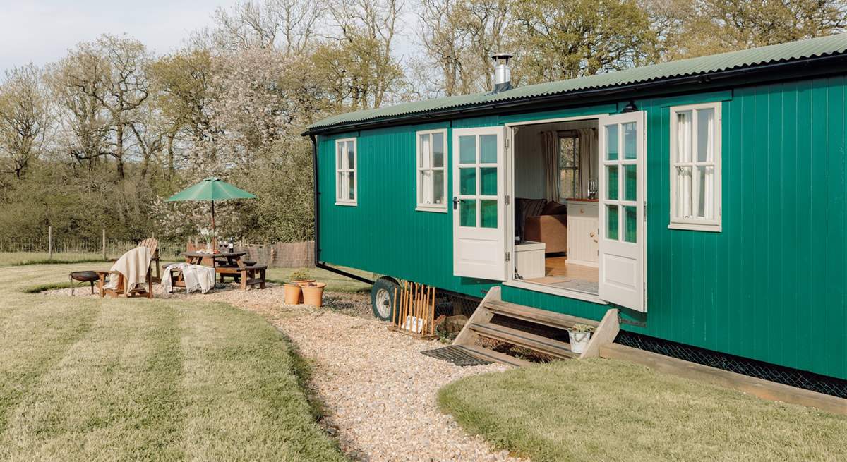 This isn't your average sized shepherd's hut, it has been crafted with families in mind!