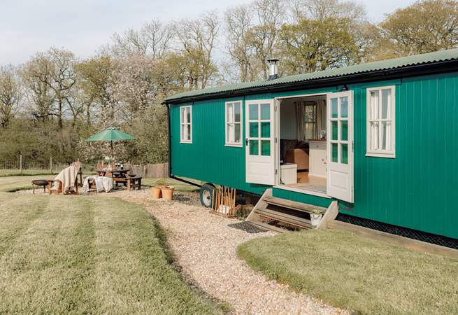 This isn't your average sized shepherd's hut, it has been crafted with families in mind!