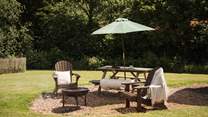 Enjoy al fresco breakfasts in total peace and tranquility.
