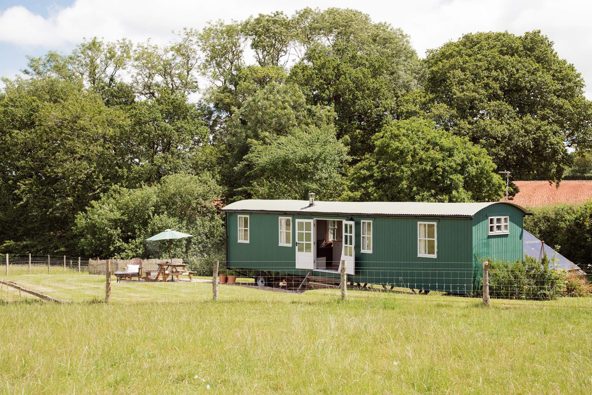 This isn't your average sized shepherd's hut, it has been crafted with families in mind!