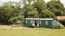 This isn't your average sized shepherd's hut, it has been crafted with families in mind!