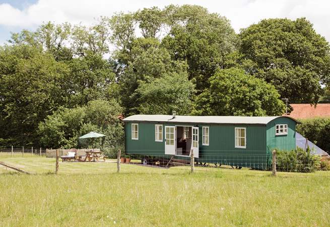 This isn't your average sized shepherd's hut, it has been crafted with families in mind!