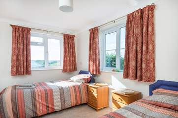 Bedroom 3 is on the first floor just off the sitting room.