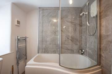 Enjoy time soaking in the bath in the en suite bathroom of Bedroom 2.