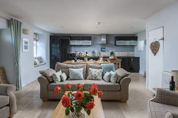 The open plan living-room will ensure you enjoy quality time together.
