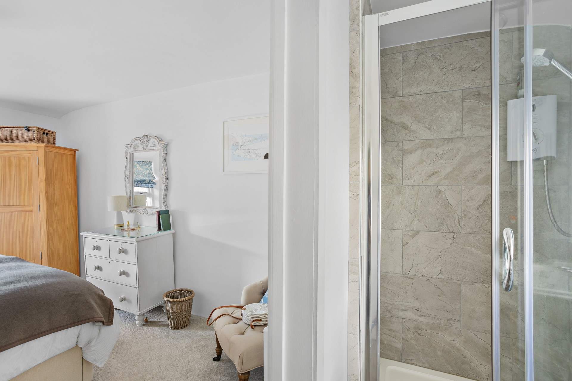 Positioned perfectly. 