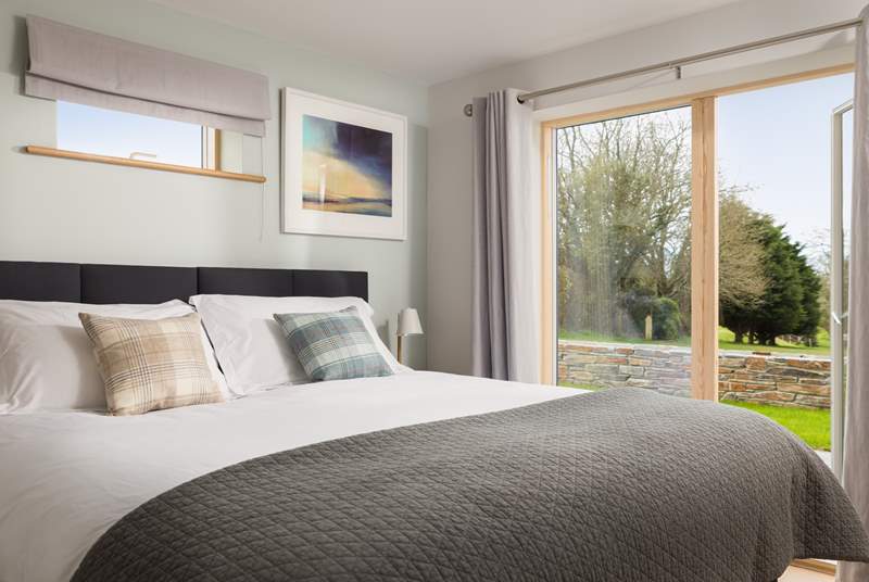 Both of the ground floor bedrooms enjoy the views across the golf course.