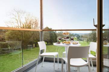 Afternoon tea with a view - and what a view!