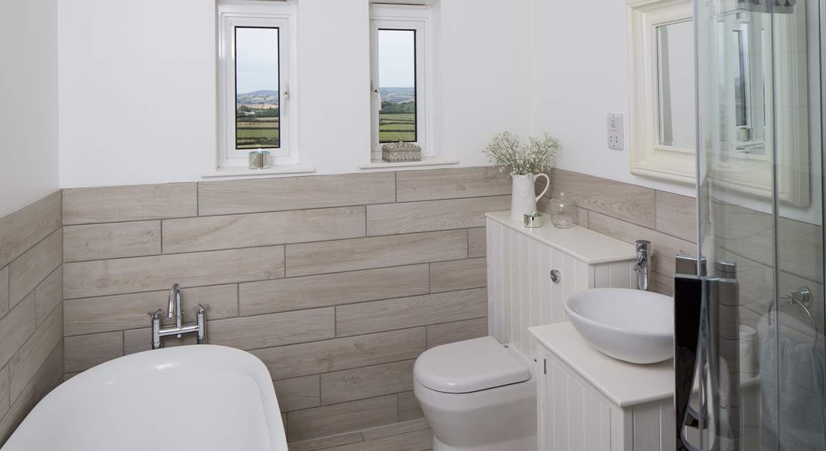 The en suite bathroom off Bedroom 3 (first floor).