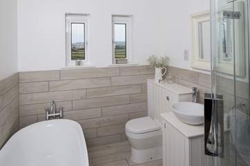 The en suite bathroom off Bedroom 3 (first floor).