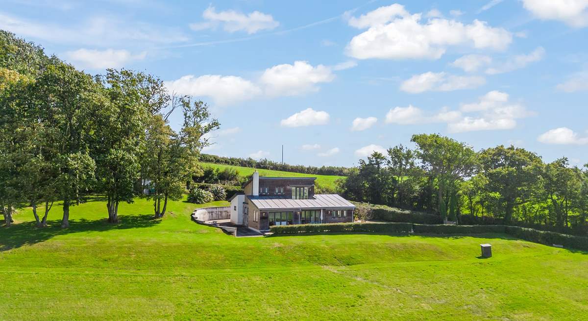 The large garden is yours to explore.