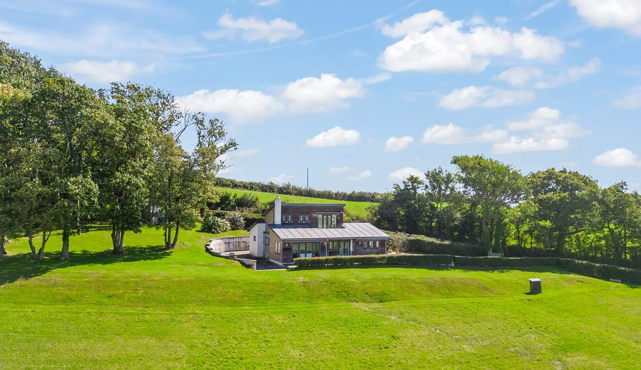 The large garden is yours to explore.